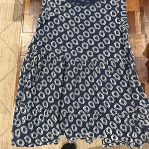 Maeve Navy and White Patterned Women's Dress